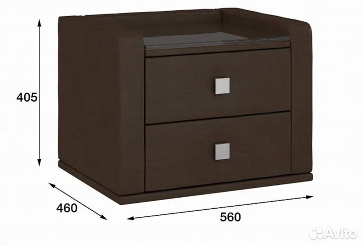 Тумба прикроватная 2 шт