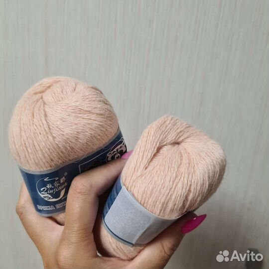 Пряжа пух норки ангора