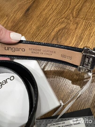 Новый кожаный мужской ремень