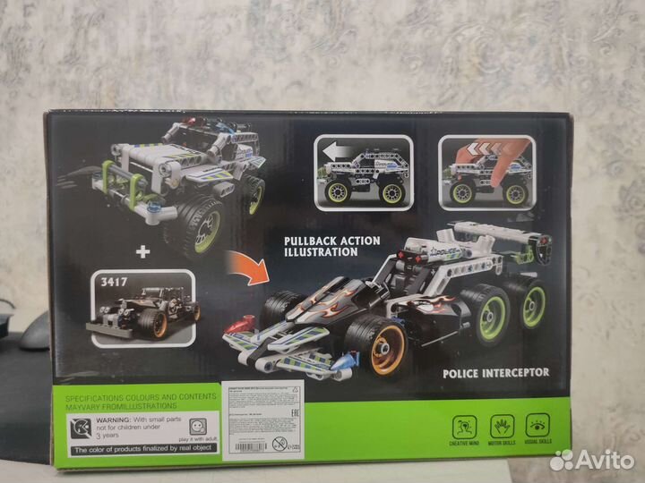 Конструктор полицейский джип