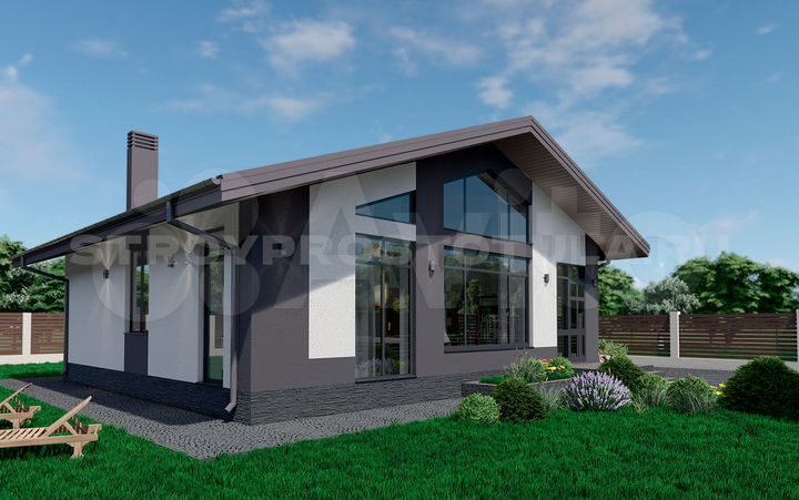 Дом 106 м² на участке 8 сот.