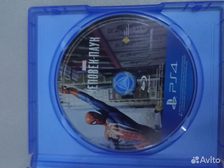 Диски на ps4 человек паук