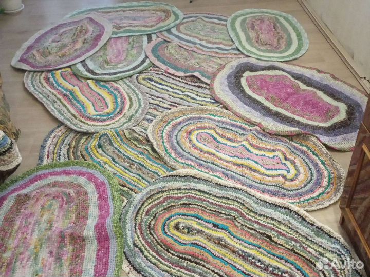 Вязаные коврики