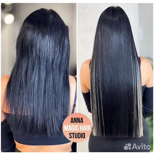 Итальянское горячее наращивание волос