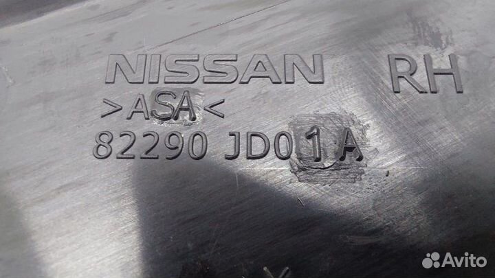 Накладка двери задняя правая Nissan Qashqai J10