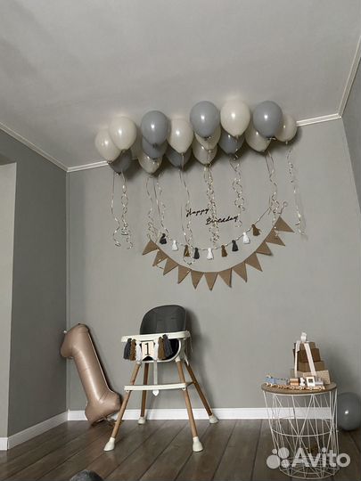 Декор на день рождения 1 год