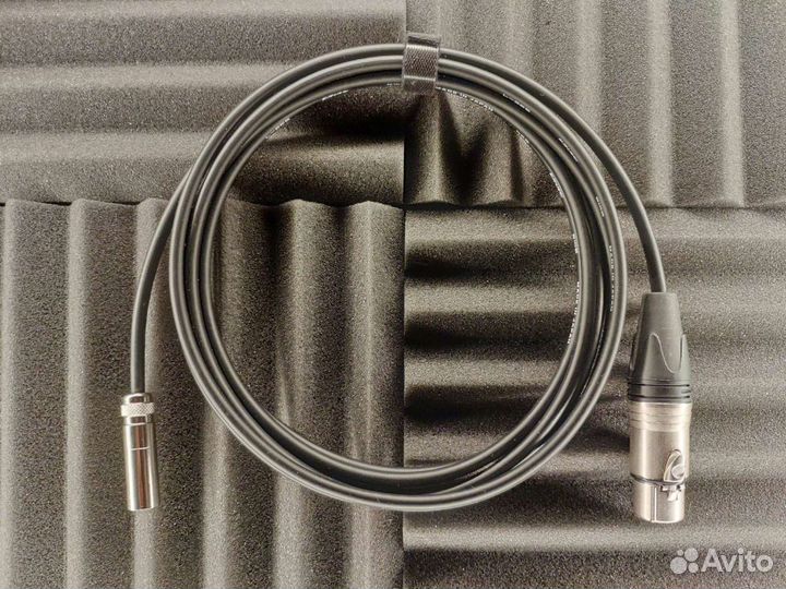 Mini Xlr штекер на Xlr гнездо Canare L-2E5