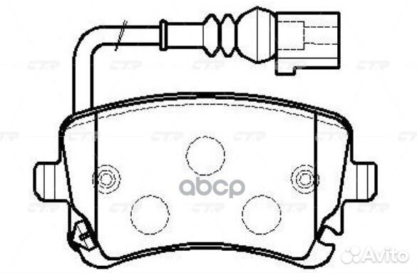 Колодки тормозные, задние (Старый ckvw32) GK125