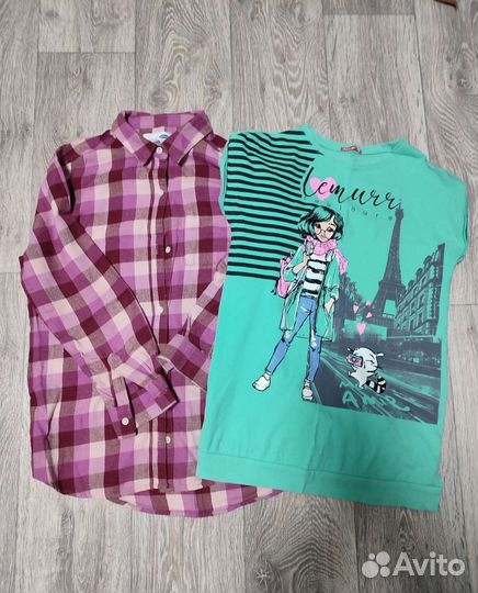 Рубашка туника на девочку