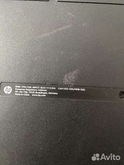 Ноутбук hp