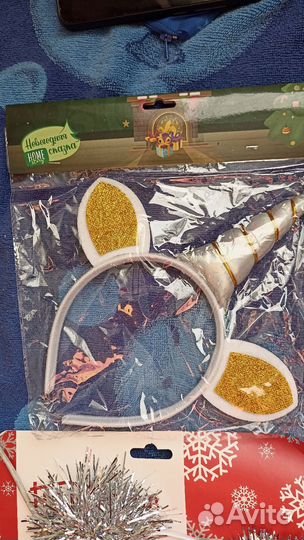 Ободок карнавальный новый