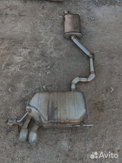 Прямоточный выхлоп Skoda Yeti 1.8