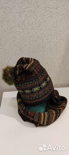 Комплект шапка и шарф