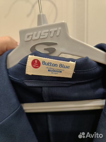 Пиджак button blue