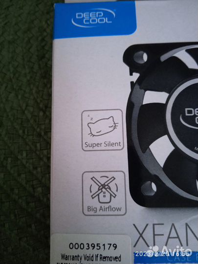 Вентилятор для корпуса 40*40*10 мм новый