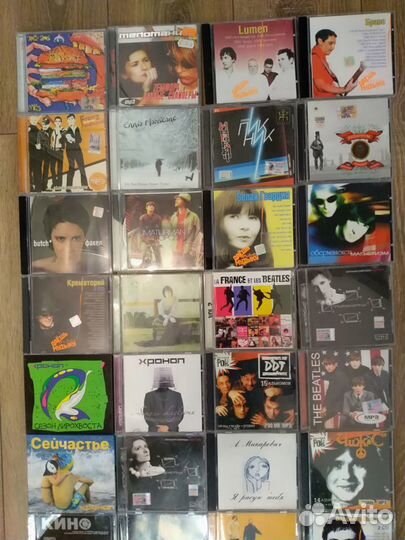 Кассеты и cd русский и зарубежный рок