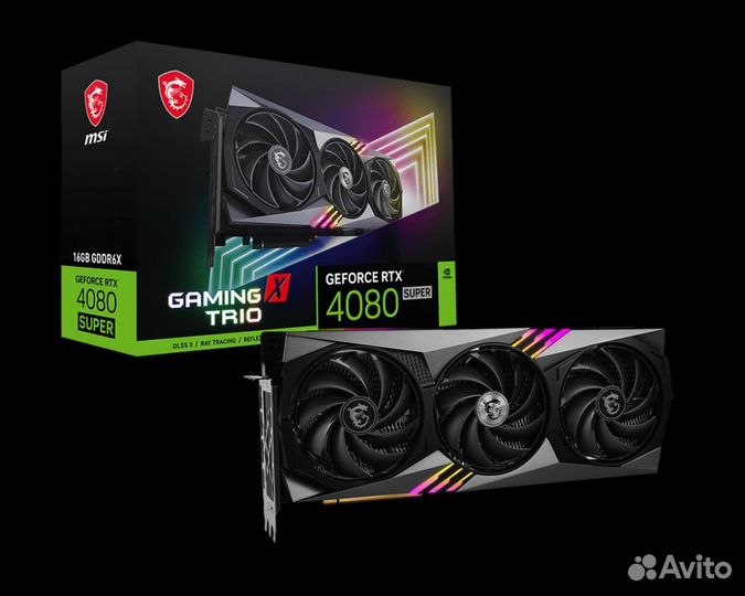 Видеокарта rtx 4080 msi super x trio