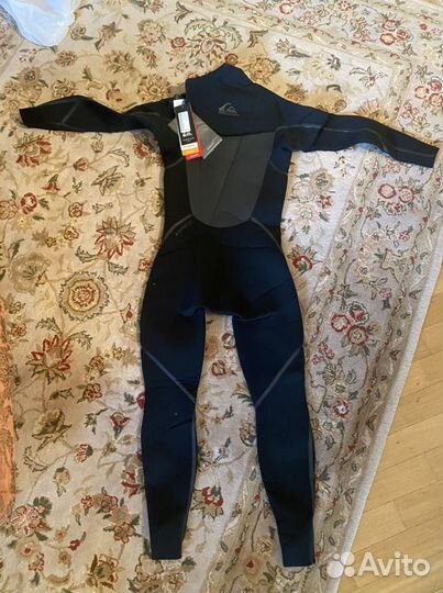 Гидрокостюм черный quiksilver synco+ 4/3 мм