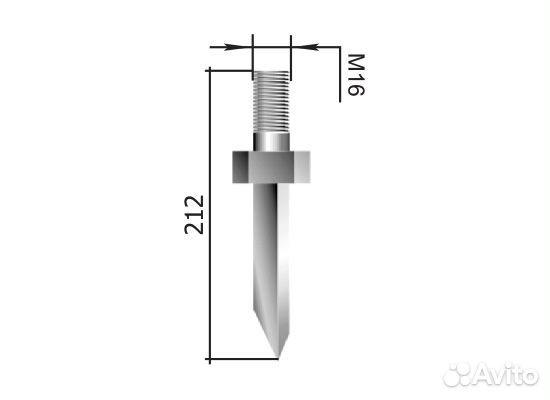 Зуб бороны бзт-1.0.00.005 М(16) взаим. с бзсс (М16) Рубцовск