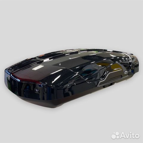 Бокс на крышу 450 л черный глянцевый