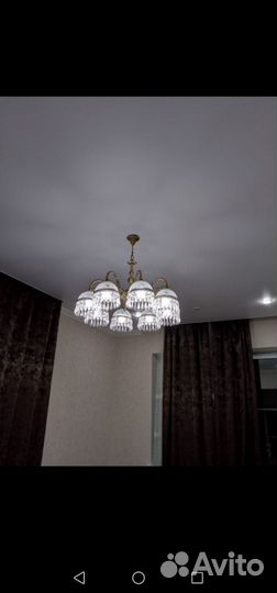Люстра потолочная Италия бу