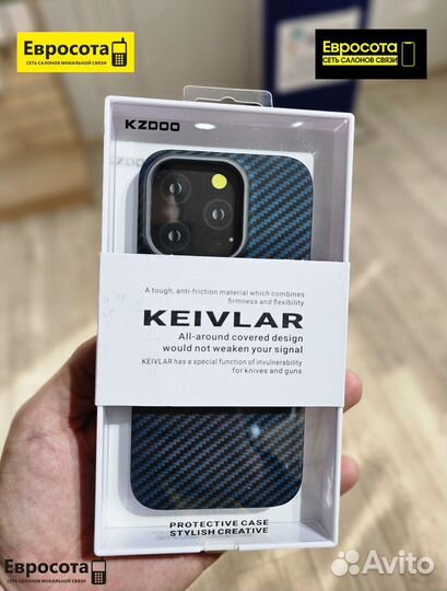 Кевларовые ультратонкие чехлы K-zooo на iPhone