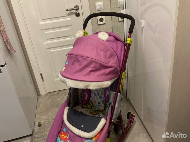 Санки коляска nika kids