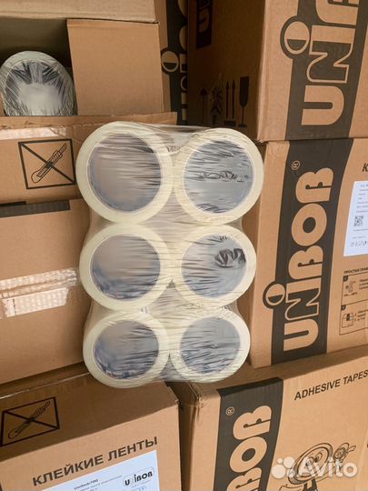 Скотч широкий 72 мм. х 66 м. Unibob 700