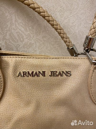 Сумка Аrmani jeans бежевая (оригинал)