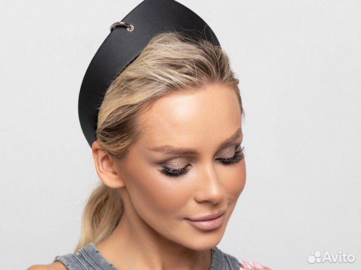 Кокошник кожаный