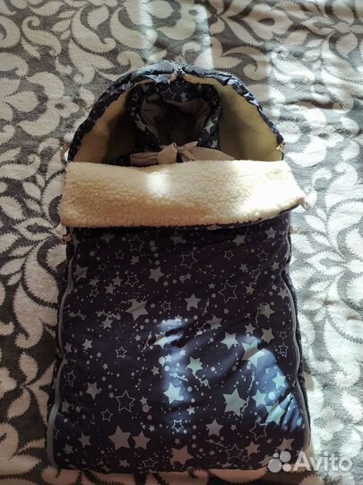 Зимний конверт в коляску