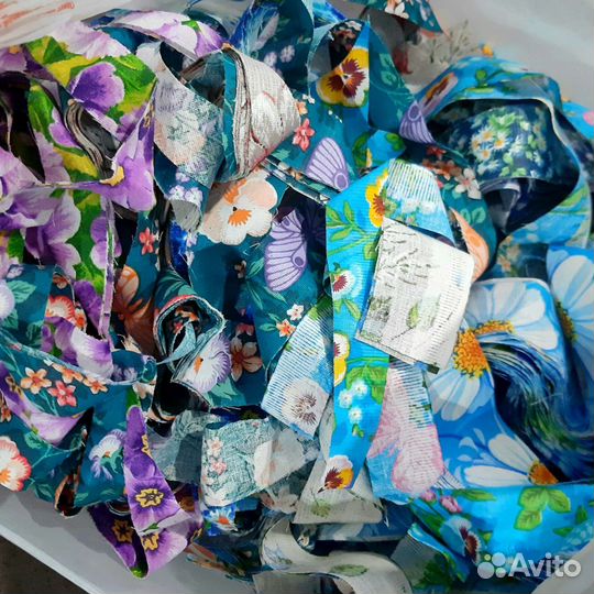 Ткань/ Ветошь мелкая цветочная