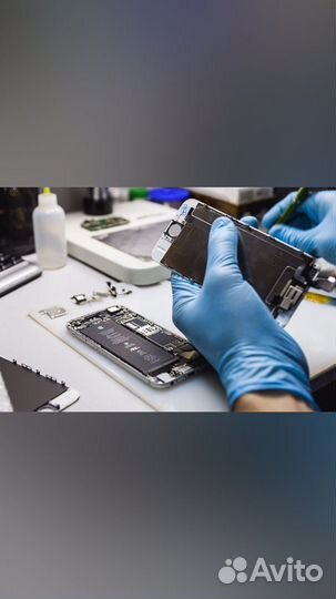 Замена экрана батареи iPhone, Android и т.д