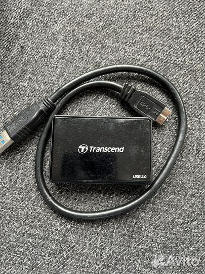 Кардридер Transcend RDF8 черный