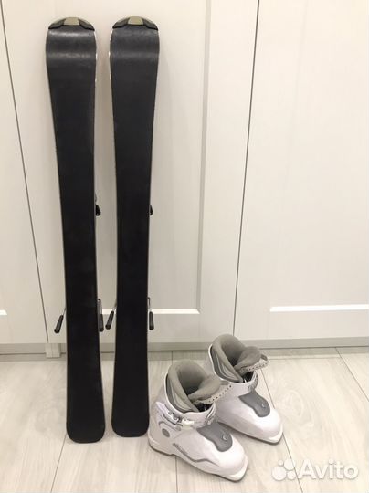 Горные лыжи детские 90 + ботинки