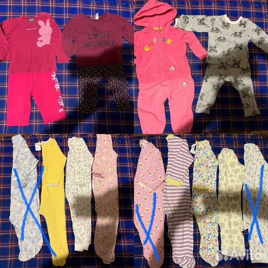 Детские вещи пакетом на девочку 74 80 (для Асият)