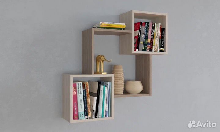Полка навесная для книг