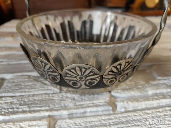 Посуда СССР цветное стекло