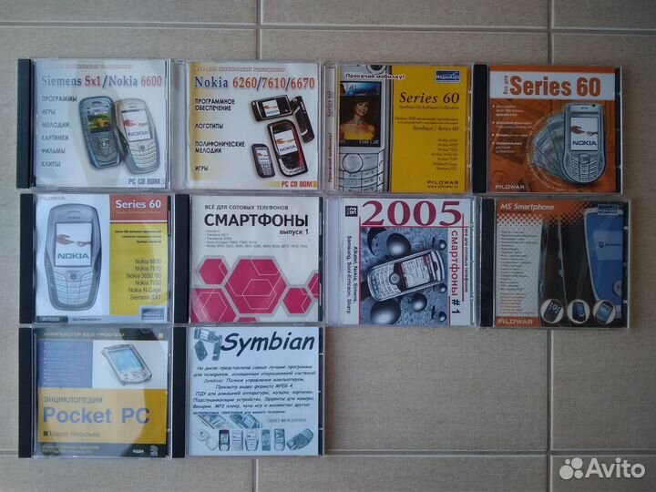 Компьютерные CD диски для сотовых телефонов Nokia