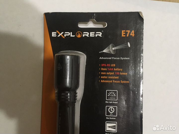 Фонарик explorer e74