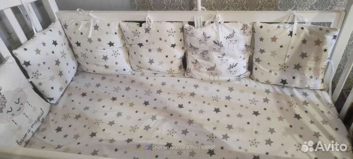 Бортики в кроватку