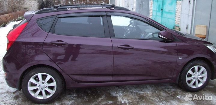 Рейлинги для автомобиля Hyundai Solaris 2011-2017