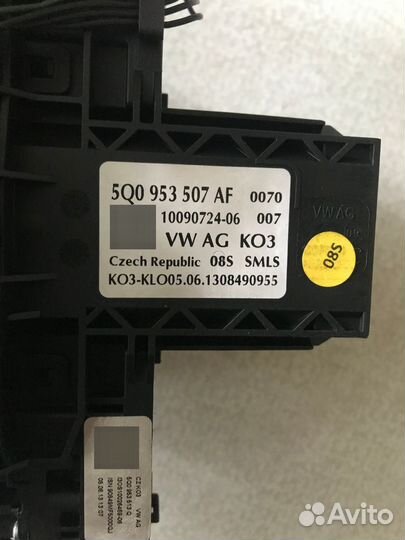 Подрулевой переключатель в сборе Skoda Octavia A7