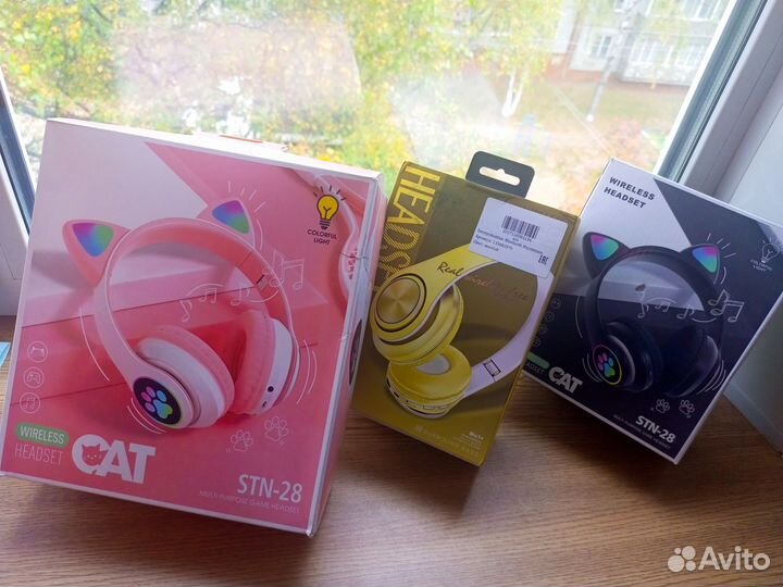 Беспроводные наушники новые