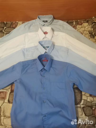 Рубашки школьные 128-134