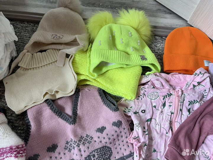 Детские вещи пакетом 74-86 девочка