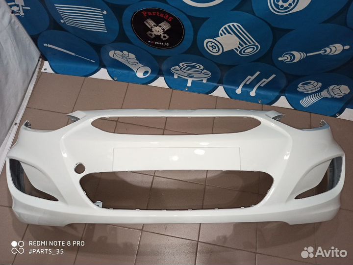 Бампер передний Hyundai Solaris/Хёндай Солярис