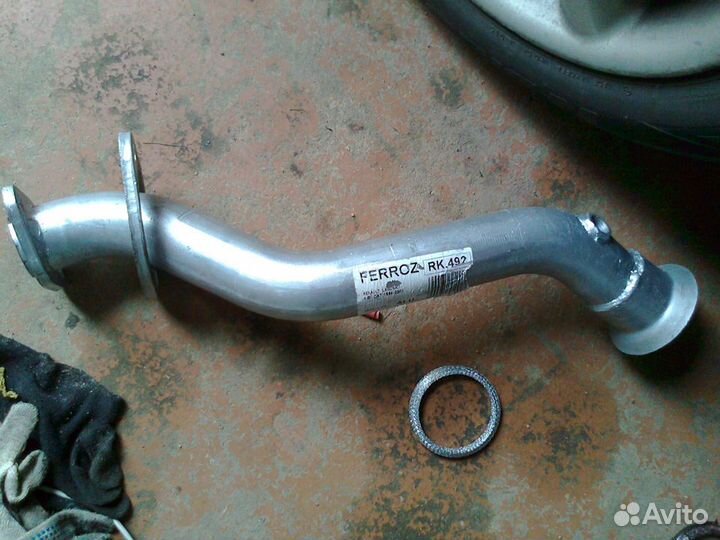 Замена трубы глушит. Subaru Forester 2011-2013