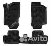 Ковры для LADA kalina (04), 4 шт., выс. борт, 3D с