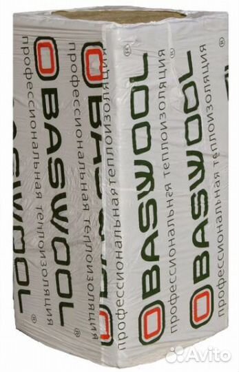 Утеплитель Baswool 45 1200х600х50мм 6шт/уп